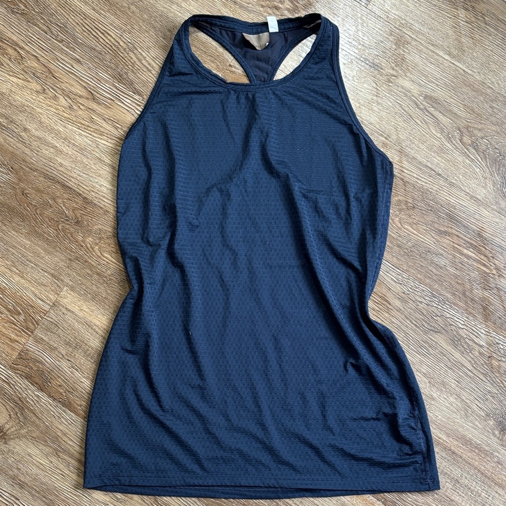 Athleta Navy Racerback Tank